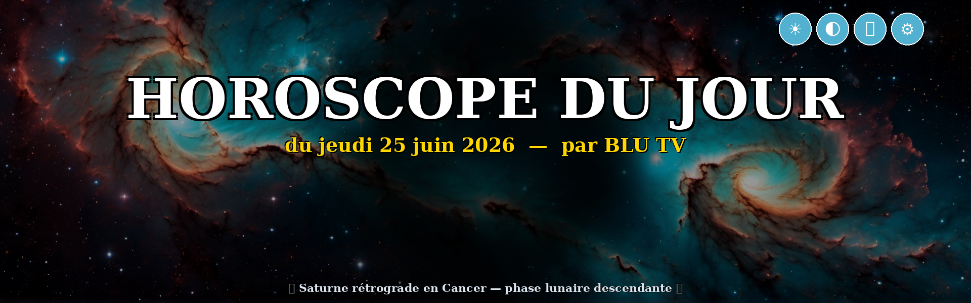 Horoscope du jour 2026-06-28