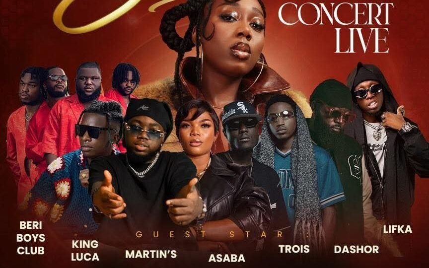 Sabrina en concert live — Afrobit Productions présente — 04 juillet 2026, Esplanade du Stade Omnisport, Yaoundé. Guest star : Asaba, Martin&rsquo;s, King Luca, Beri Boys Club, Lifka, Trois, Dashor. Tarifs : Classic 5 000 FCFA, Regular 10 000 FCFA, Silver 25 000 FCFA, Gold VVIP. Vente sur tickets.afrobitproductions.com — Infoline +237 657 564 165 / +237 672 942 843.