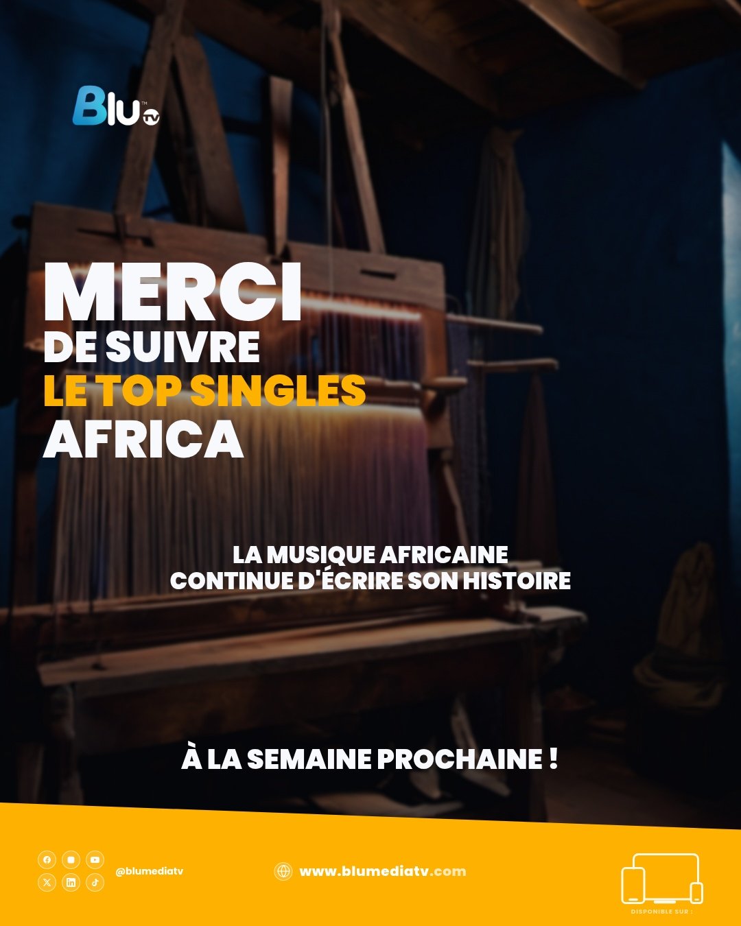 Merci de suivre le TOP SINGLES AFRICA — Semaine 43
