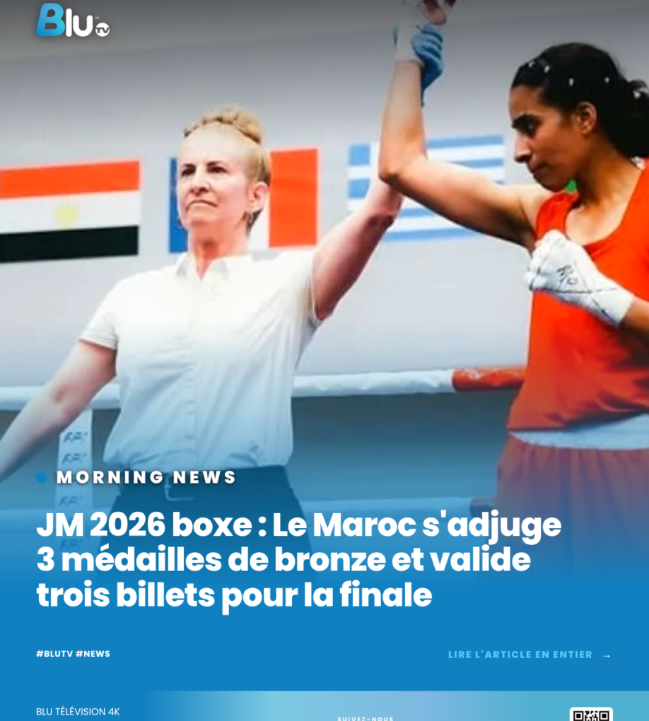 BLU TV — JM 2026 boxe Maroc — BLU TV