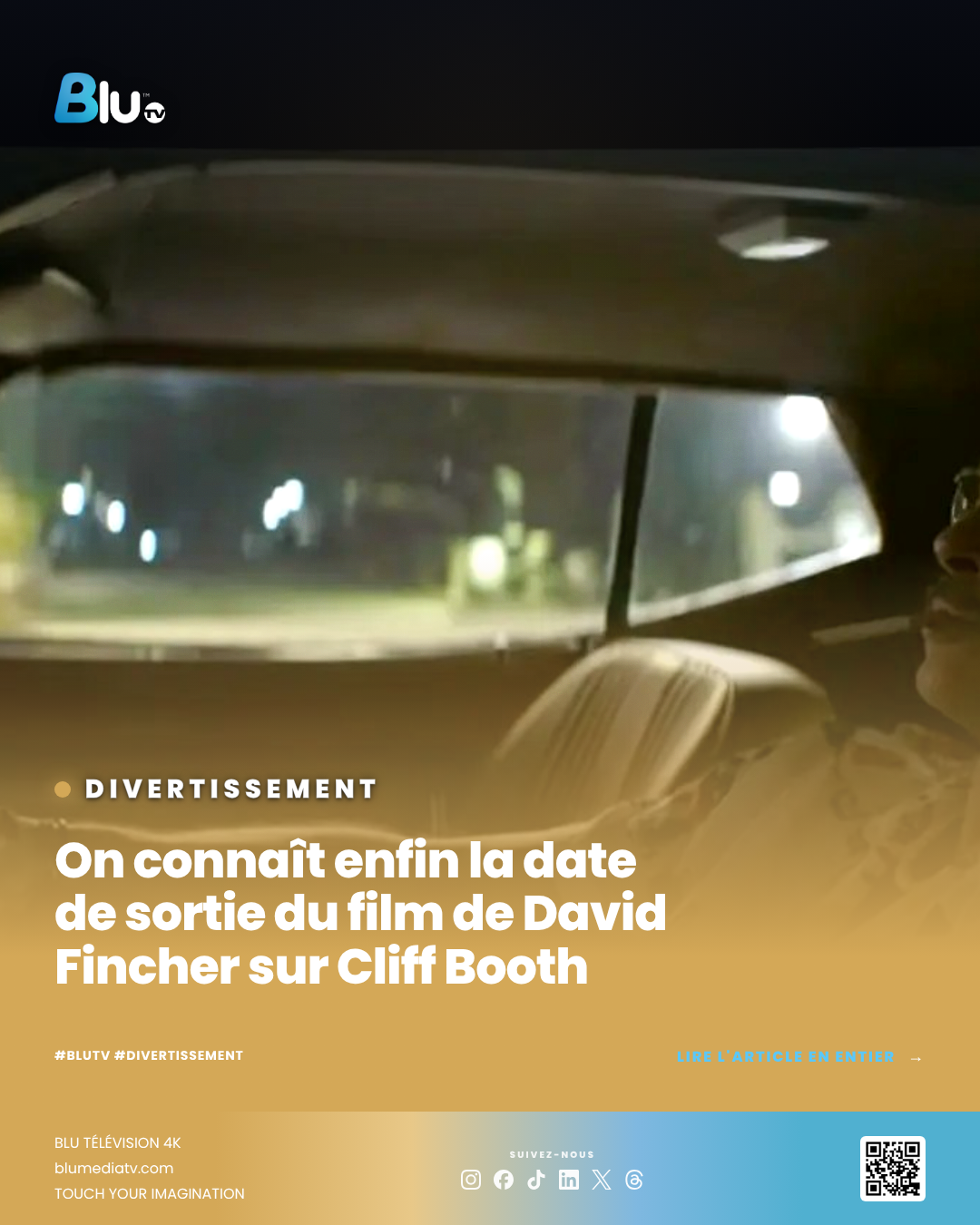 BLU TV — Fincher Cliff Booth film — BLU TV